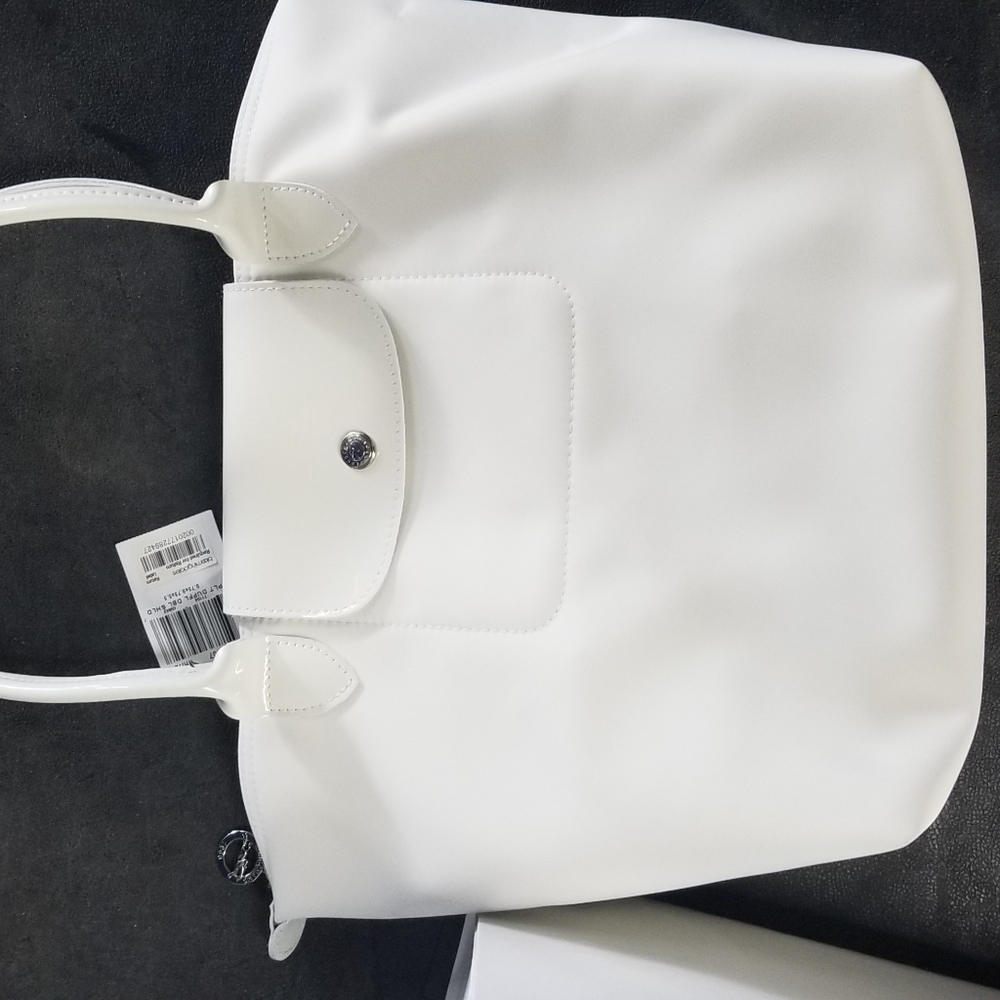 Longchamp Medium White Tote New